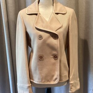 Talbots Camel double breasted blazer, size 10